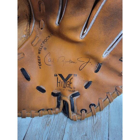 Rawlings RBG 129 Cal Ripken Jr Basket-Web 11” Youth Leather Glove RHT - Picture 8 of 8